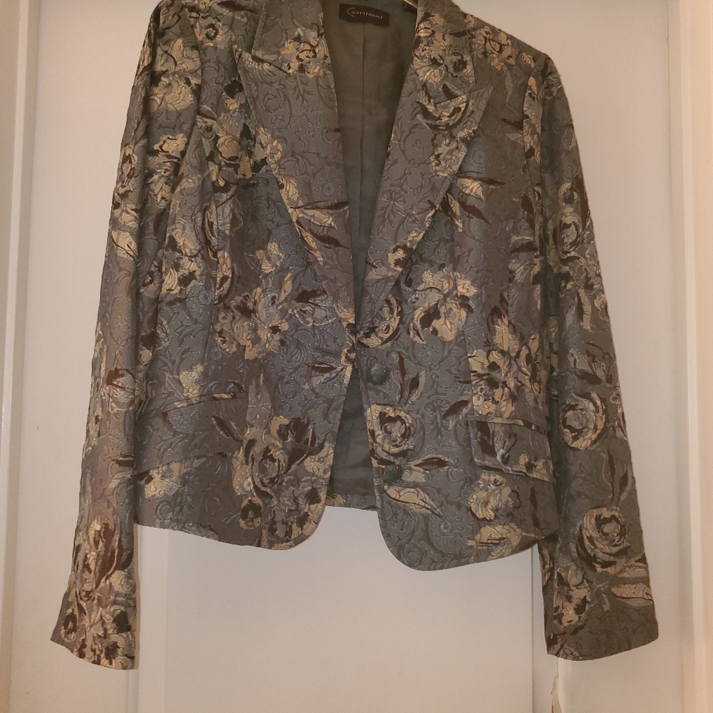 Printed Blazer